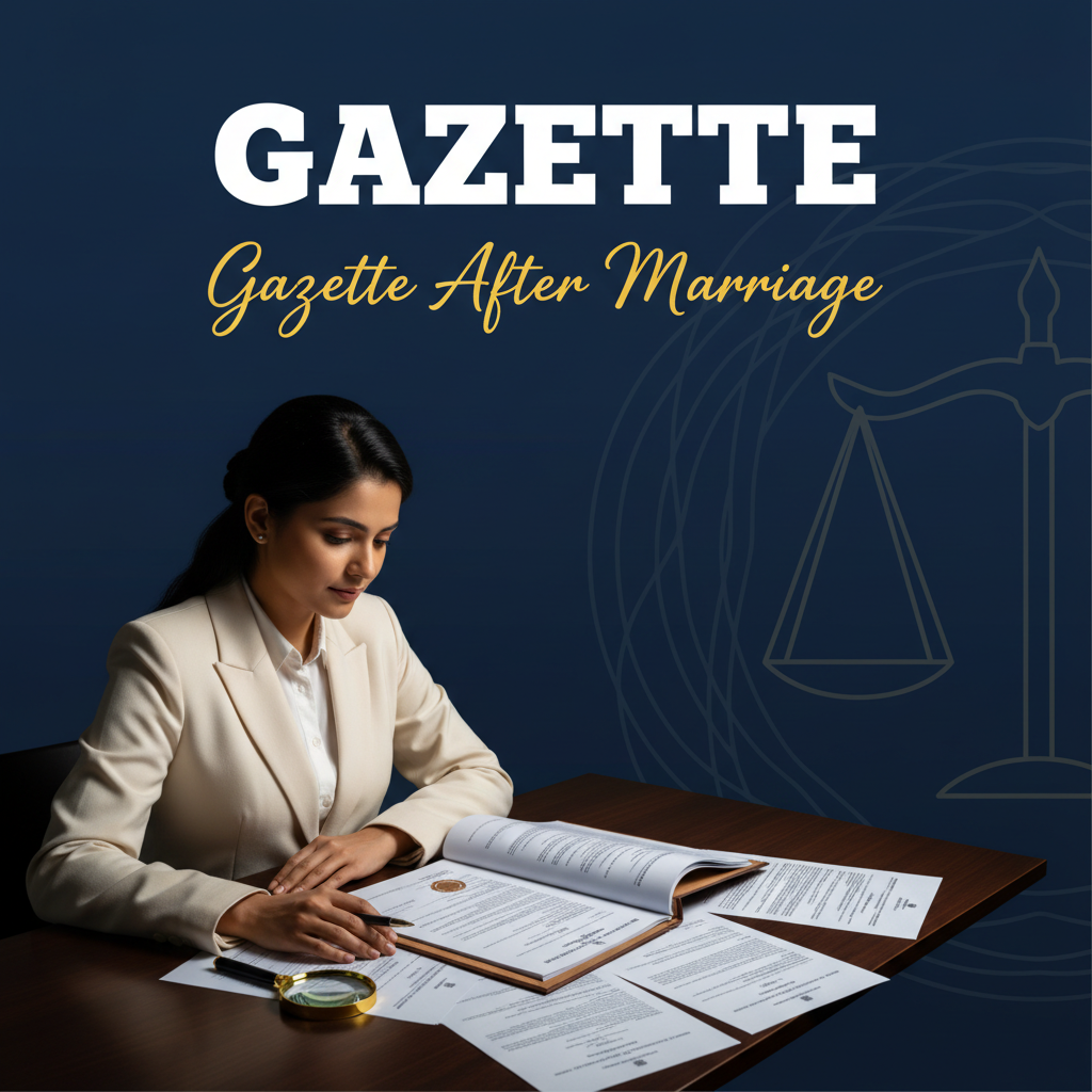 Name Change Gazette After Marriage: A Practical Guide
