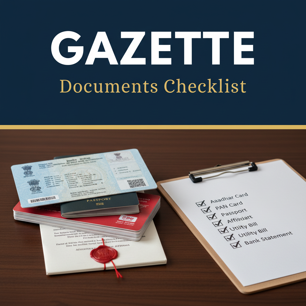 Name Change Gazette Documents: A Preparation Checklist